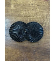 SİYAH MİDYE AÇ KAPA KEMER TOKASI GİYİM AKSESUARI 14X9 CM