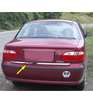 Fiat Albea Formlu  Krom Bagaj Alt Çıta 2002-2011 Paslanmaz Çelik