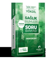 YÖKDİL Sağlık Bilimleri Tamamı Çözümlü Soru Bankası Modadil Yayınları