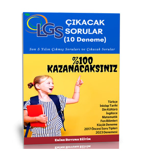 LGS Çıkacak Sorular (10 Deneme)