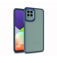 Lexroo Galaxy A22 4G Kılıf Flora Kılıf - Mavi