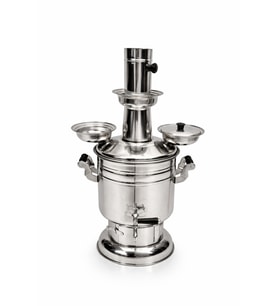 Dorello Paslanmaz Çelik 7 Litre Semaver Büyük Kapasiteli – Piknik, Bahçe ve Açık Alan Kullanımı İçin (Kurşun Gri)