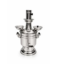 Dorello Paslanmaz Çelik 7 Litre Semaver Büyük Kapasiteli – Piknik, Bahçe ve Açık Alan Kullanımı İçin (Kurşun Gri)