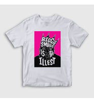 Presmono Unisex Çocuk Beyaz Biggie The Notorious BIG T-Shirt 40665tt