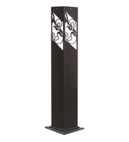 AVONNI BSU-68144-BSY-M5-B Siyah Boyalı Dış Mekan Aydınlatma E27 Aluminyum Akrilik Cam 12cm