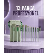 Profesyonel Makyaj Fırça Seti Yumuşak Kıllı Taşınabilir Çantalı