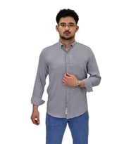 Erkek Spor Silim Fit Uzun Kol Gömlek G5033 BGL-ST04492 (Gri)