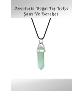Nelleovana Aventurin Doğal Taş Kolye ( Pozitiflik , Yaşam Sevinçi Ve Şans ) Aa Kalite