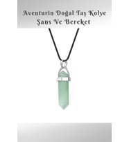Nelleovana Aventurin Doğal Taş Kolye ( Pozitiflik , Yaşam Sevinçi Ve Şans ) Aa Kalite