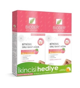 Bioder Bio Epilation Ağda Bandı Bitkisel Tüy Azaltıcı Normal Ciltler - İkincisi Hediye