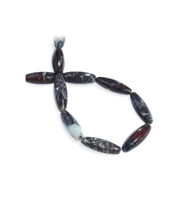 Jasper Doğal Taş Arpa Kesim 10x3mm Dizi