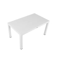 Mandella 90x150 Elit Rattan Masa BEYAZ