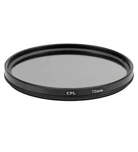 72mm CPL Polarize Filtre  Circular Polarizer  Yansıma Önleyici Lens Filtresi