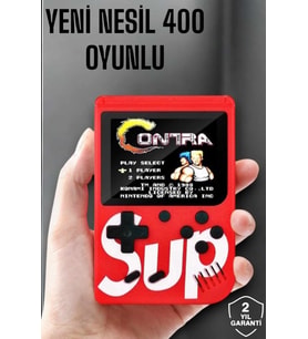 Çocuklara Özel SUP 400 Oyunlu Mini Oyun Konsolu
