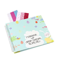 Anne Bebek Hamilelik Anı Defteri - Sticker Hediyeli (Mint Yeşili)