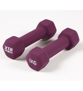 XTR Fitness Vinyl Neoprene Dambıl 1 Kg X 2 Adet
