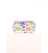 Kaukko Transparent Spring Kalem Çantası Colorful Flowers K2613 (Çok Renkli)