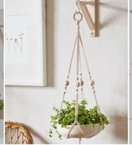 Makrome Ip Askı Saksılık Çiçeklik Çiçek Cicek
