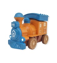 Oyuncak Tren Işıklı Sesli Bas Gitsin 14cm - MAVİ - 8068A