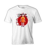 Squid Game - Robot Bebek Beyaz Erkek Tshirt