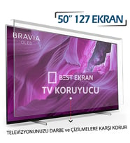 REDMAX Tv Ekran Koruyucu 50'' Inç 127 Ekran Uyumlu - 113 Cm X 65 Cm