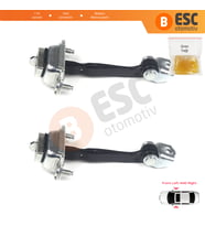 Ford Fiesta MK5 JH JD Fusion JU 5S6AA23500AB İçin 2 EA Ön Sağ ve Sol Kapı Gergi Yayı