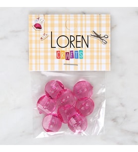 Crafts Mor 8'Li Düğme - 3061
