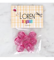 Crafts Mor 8'Li Düğme - 3061