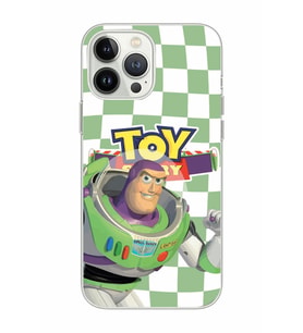 Iphone 15 Pro Uyumlu Toy Story Buzz Desenli Şeffaf Telefon Kılıfı