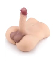 Fastieshop Penisli Erkek Yarım Vücut 3.5 kg (Ten)
