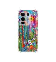 PrintiFy İnfinix Note 50 Pro ile Uyumlu Düşlerin Dansı Serisi Folklorik Bahçe Tasarımlı Uv Baskılı Köşe Korumalı Antişok Kılıf