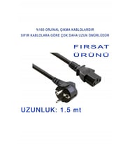 1.5mt Orijinal Çıkma Power Güç Monitör Kasa Kablosu