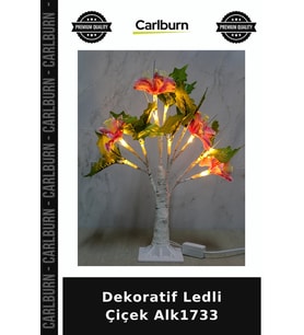 Özel Üretim Aydınlatma Ev Dekorasyonu Salon Aksesuarı Modern Dekoratif Ledli Çiçek Alk1733