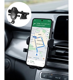 Araç Havalandırma Telefon Tutucu 360 Derece Döner Otomatik Kilitli Stand