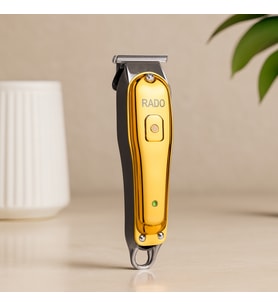 USB Şarjlı Saç ve Sakal Kesme Makinesi - T-Bıçak, Metal Kaplama