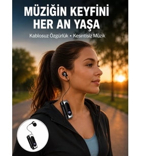DS-F210 Kablosuz Kulaklık – 25 Saat Kullanım & Hızlı Şarj Yeni Nesil