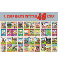 Ata 1.Sınıf Hikaye Seti (40 Kitap) (Beyaz)