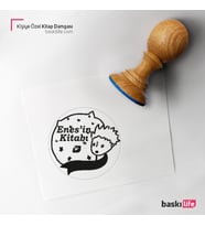Kişiye Özel Kitap Damgası Kitap Mührü Kaşe Kitap Mühür Özel Damga 208