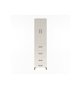 Hyperion Dolap 3 Raflı 4 Çekmeceli 2 Kapaklı 60x44x243 Aytaşı-Aytaşı