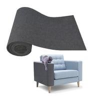Beylini Kedi Tırmalama Halısı Yapışkanlı Her Yüzeye Uygulanabilir Kesilebilir Mobilya Koruyucu Mat (40X50) (Antrasit)