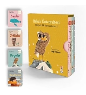 Bebek Üniversitesi 2 / Hikayeli İlk Kavramlarım Set (4 Kitap)