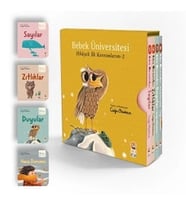 Bebek Üniversitesi 2 / Hikayeli İlk Kavramlarım Set (4 Kitap)