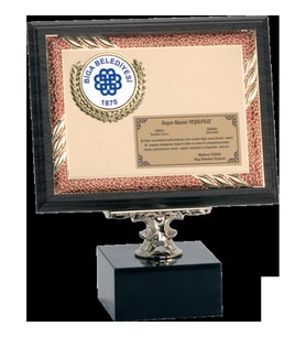 ODAK KUPA - Ahşap Plaketler - PL-096 A - 18x24 cm