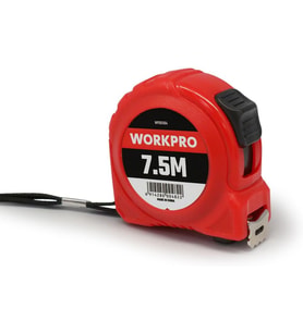 WP261004 7,5Mx25mm Beyaz Çelik Şerit Metre