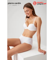Pierre Cardin Premium Madrid Balenli Desteksiz Dolgusuz Micro Basic Askıları Çıkabilen Kutulu Sütyen
