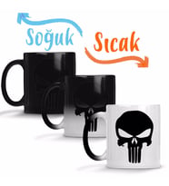 Punisher 01 Sihirli Kupa Bardak Porselen
