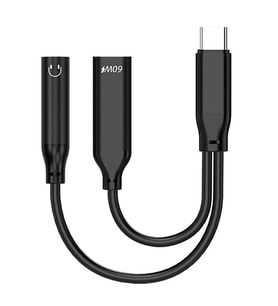 Ally İphone 15 İçin Type-c Şarj + 3.5mm kulaklık 2İn1 Çevirici Adaptör-(5775 - SSSSSS8927-1