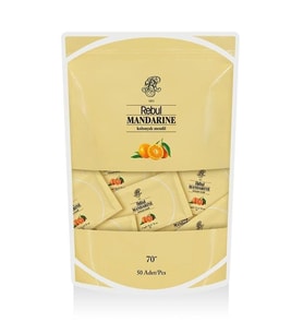 Rebul Kolonyalı Mendil Mandarine Poset 50 li