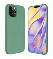 Apple iPhone 12 Pro 6.1'' İçi Kadife Silikon Kılıf Yeşil