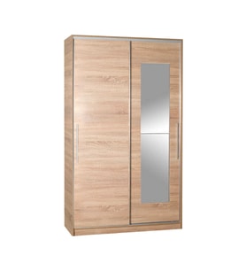 Adore Mobilya Elit Plus Aynalı Sürgülü Gardırop-Sonoma 120x207x52 cm (GxYxD)